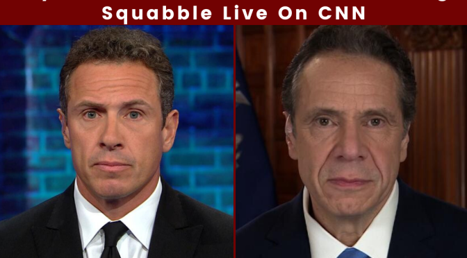 CNN's Chris Cuomo and Brother NY GOV Andrew Cuomo Have a Siblings Squabble Live On CNN