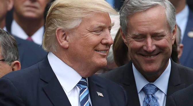 Rep. Mark Meadows Will Take Over as White House Chief of Staff