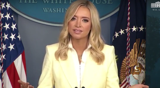 Press Secretary Kayleigh McEnany Demands Answers From The Press