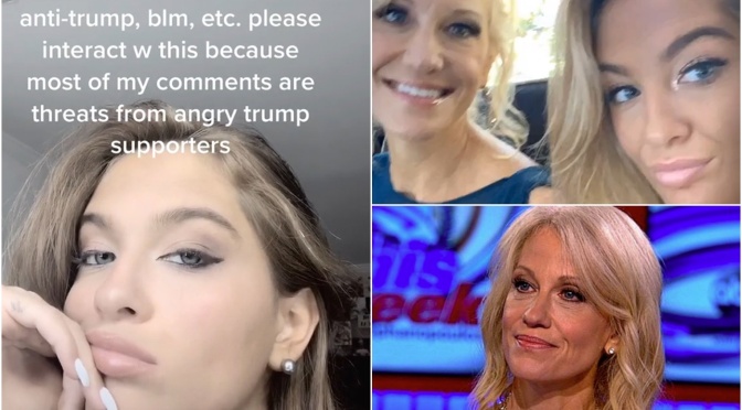 Kellyanne Conway’s daughter ‘Claudia Conway’ posts anti-Trump TikTok clips
