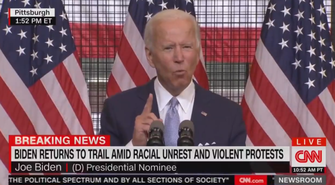 Joe Biden Is Back; Speaks In Pittsburgh Stumbles All Over The Place