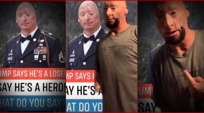 ‘Stop Using My Image’: Wounded Vet Demands His Face Be Taken Off ‘Propaganda’